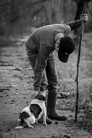 michael and dog